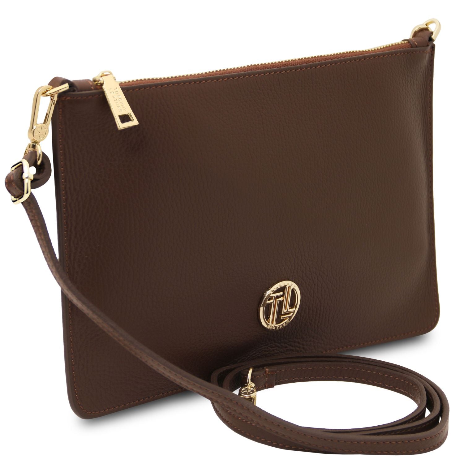 TL142461 – Diva – leren Clutch with chain strap