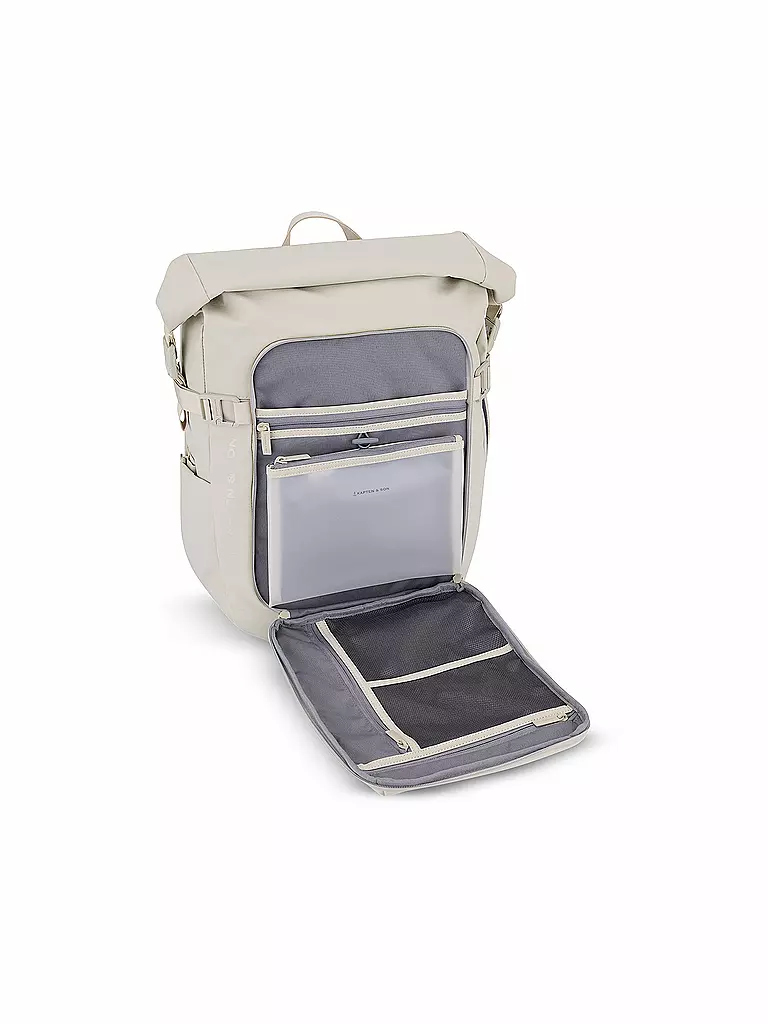KAPTEN & SON Rucksack LISBON, erweiterbar beige