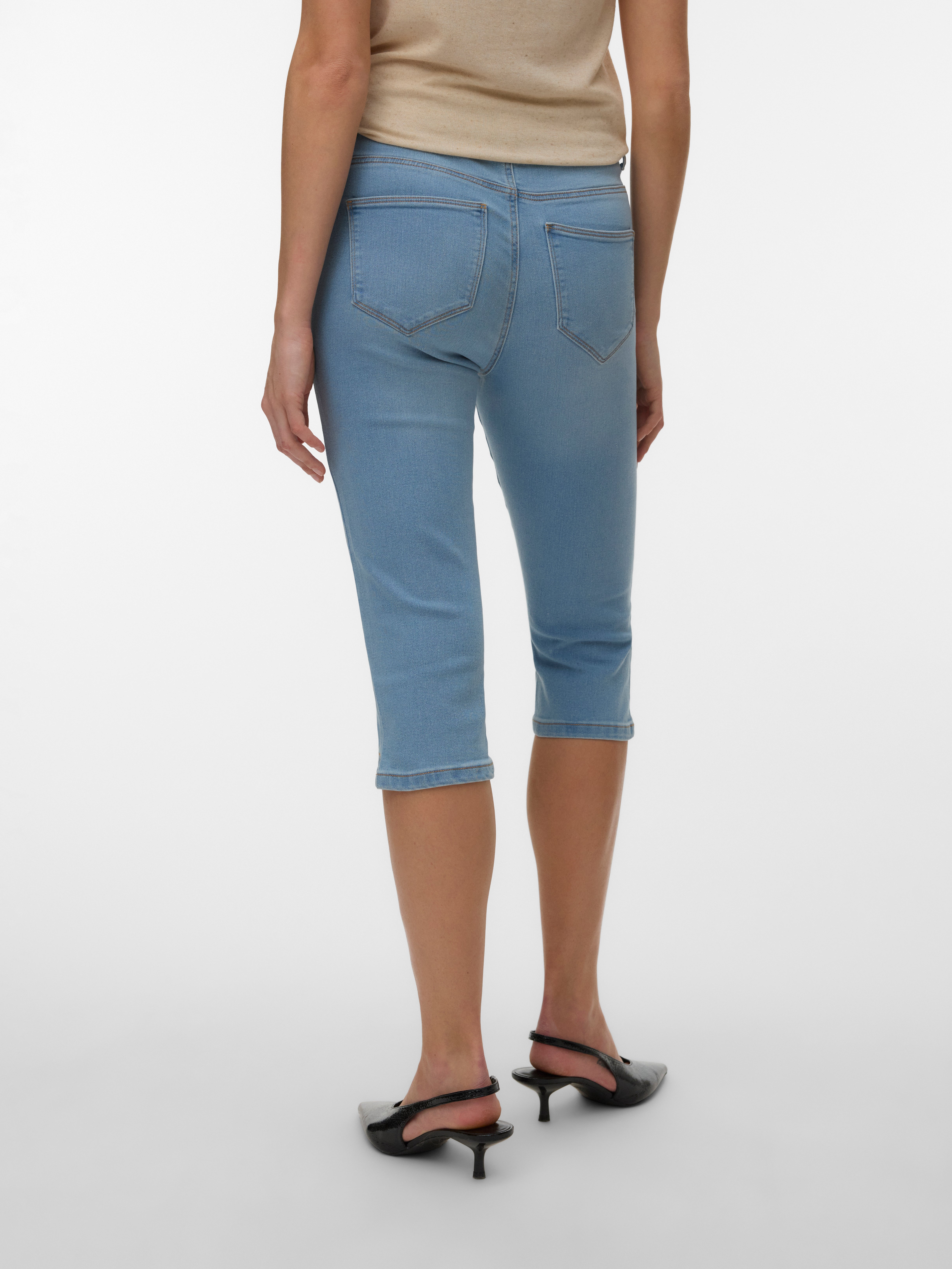 VMELLY Mid rise Slim fit Capris
