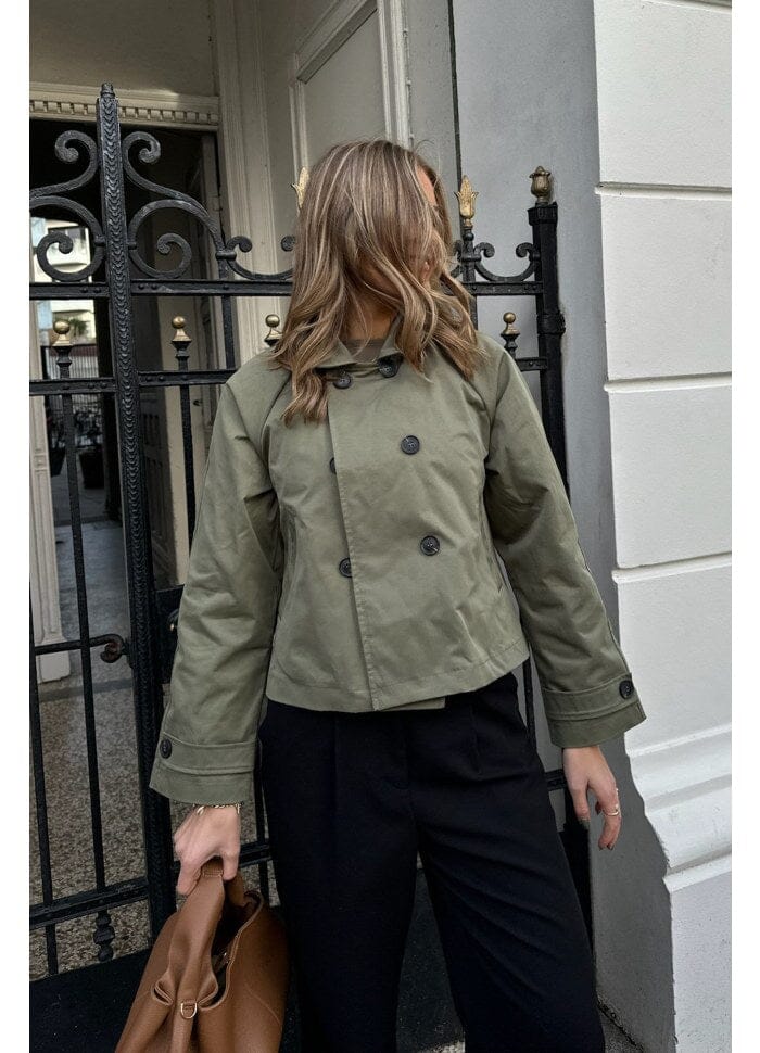 BYIC Lunaic Trenchcoat green green