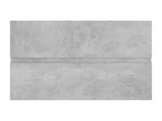 Armoire d'évier et lavabo intégré gris béton bois d'ingénierie