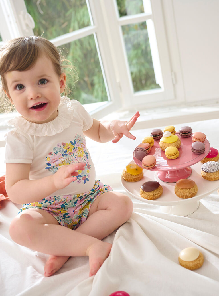 Body printanier pour bébé fille