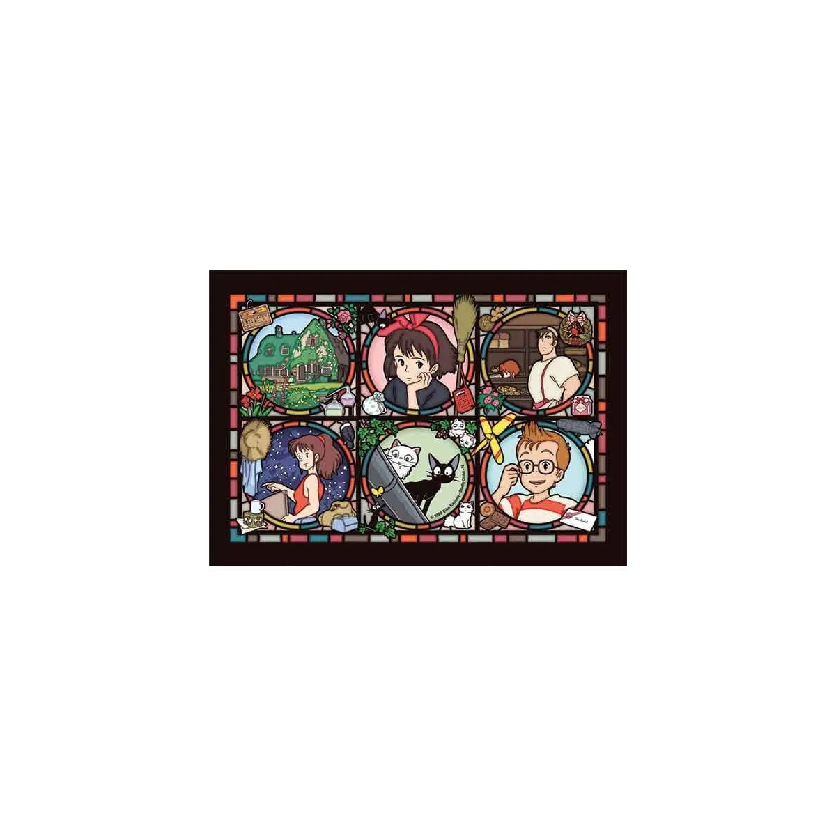Ensky Kiki la petite sorcière - Puzzle Stained Glass Characters Gallery