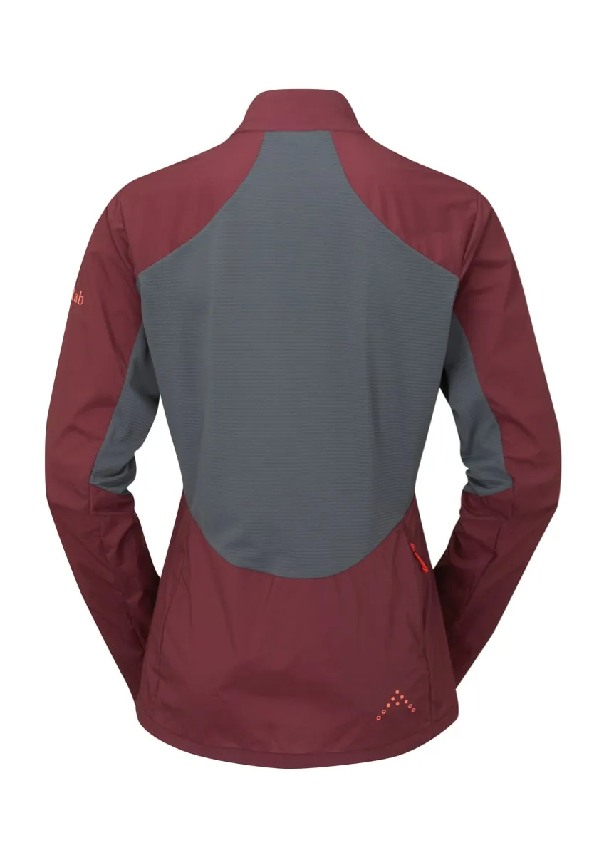 Rab Windveil Jacket Wmns Deep Heather/Graphene