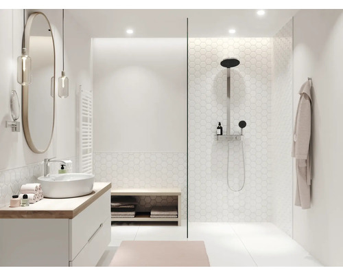 Douchekolom incl. thermostaat hansgrohe Pulsify S 260 2jet eco met ShowerTablet Select 400 chroom/grafiet 24241000