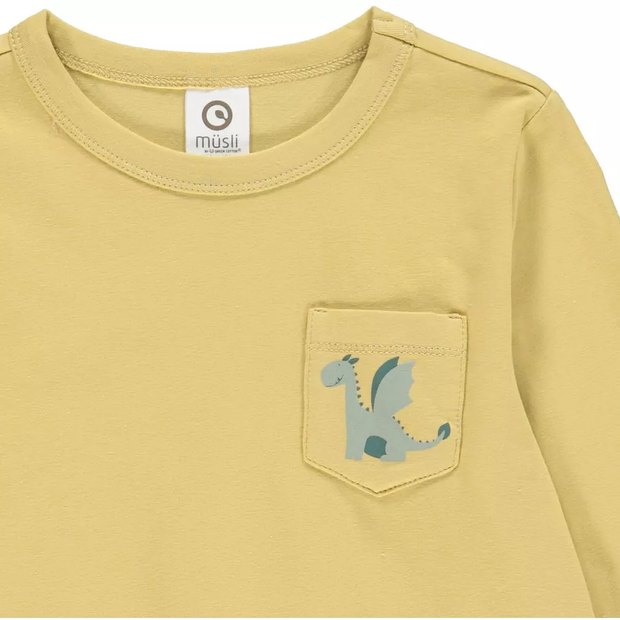 Müsli Langarmshirt Moss