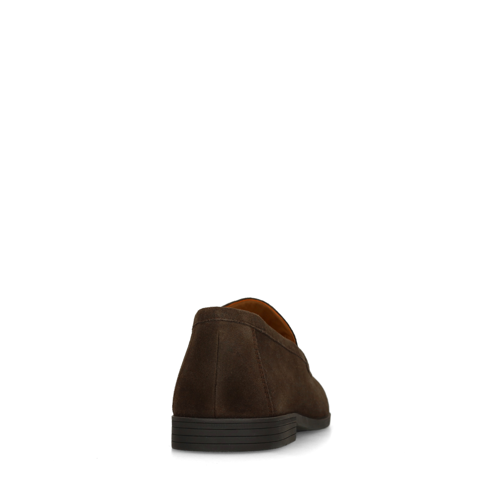 Donkerbruine suède loafers