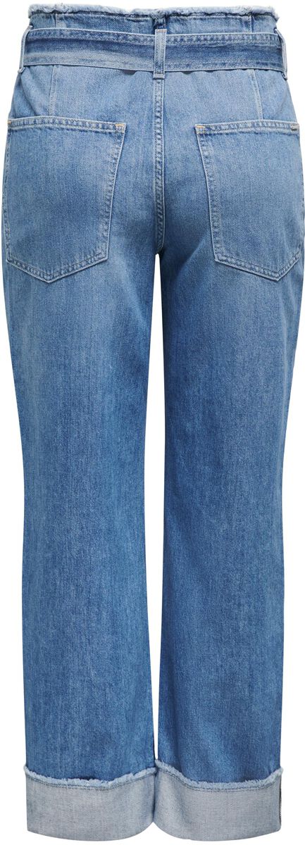 Onlmaddie Ex HW Wide Belt Fold UP DNM | Only Jean
