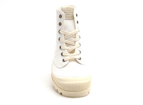 Pataugas boots bottine plates femme authentic original blanc