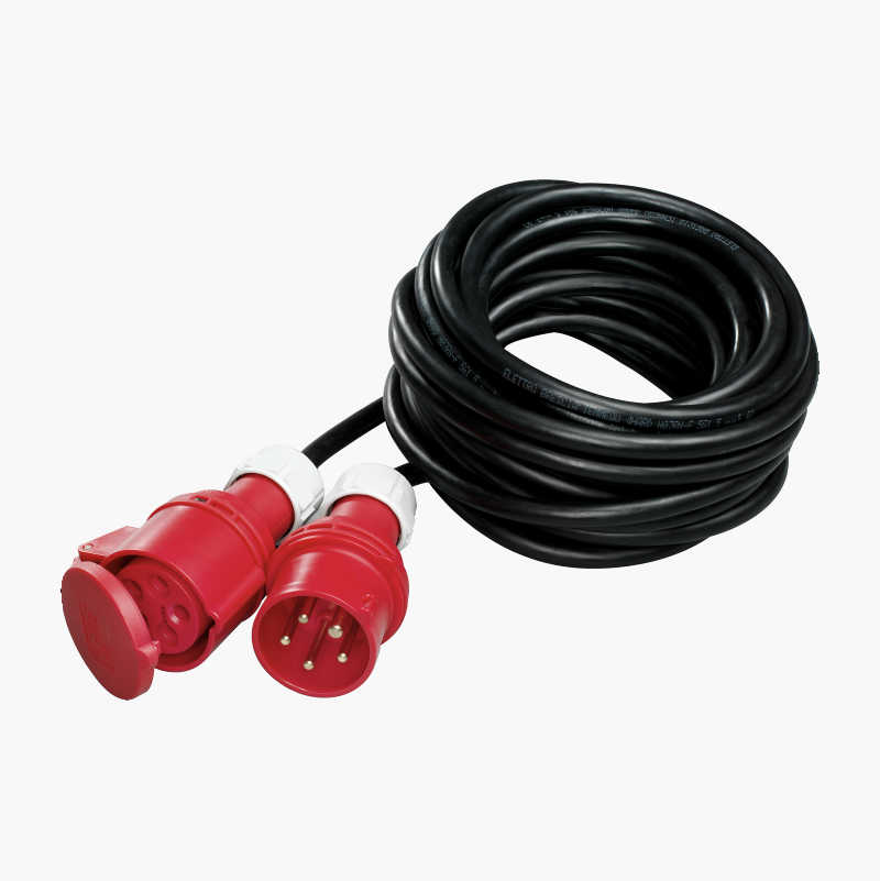 Skjøteledning 400 V, 5G 2,5 mm², 25 m