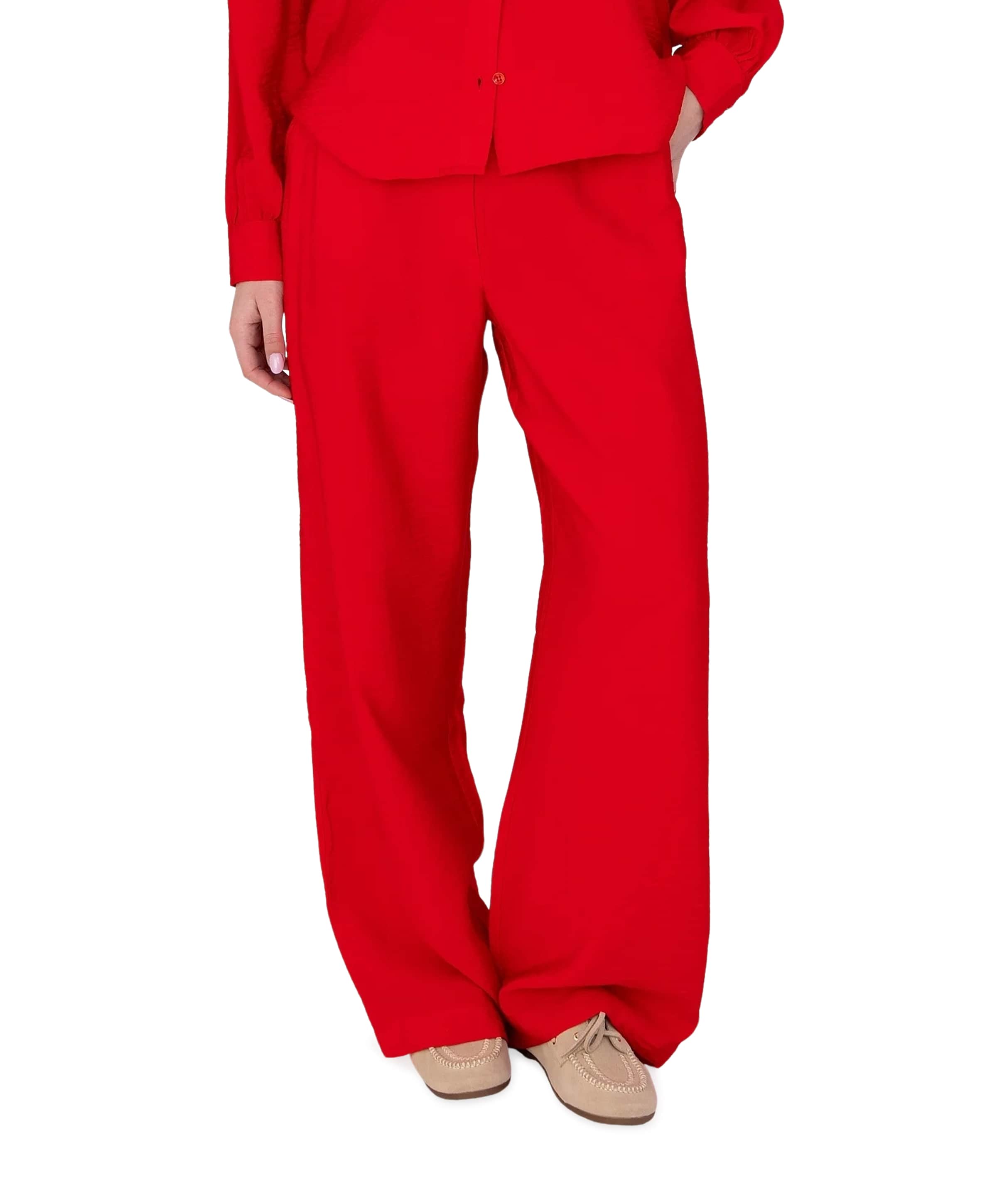 Anna 43a02-03432 dames broek rood