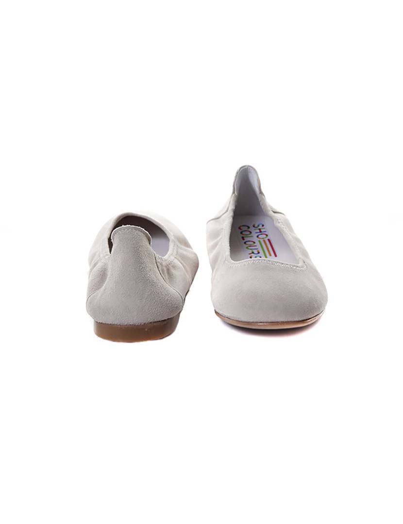 Flexible Grey Girl's Ballet Flats