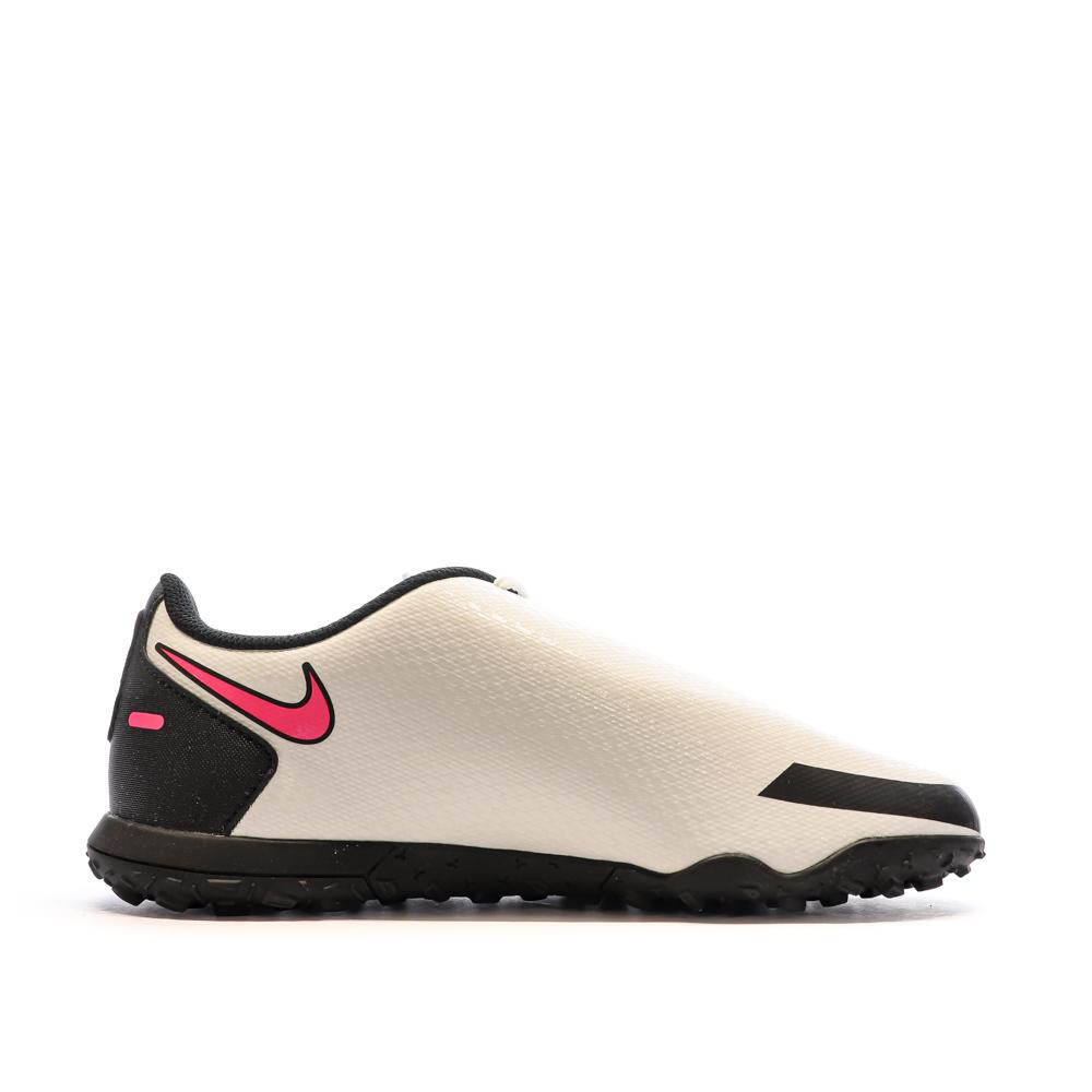 Nike Chaussures de Foot Blanc/Rose Junior Nike Phantom GT Club TF