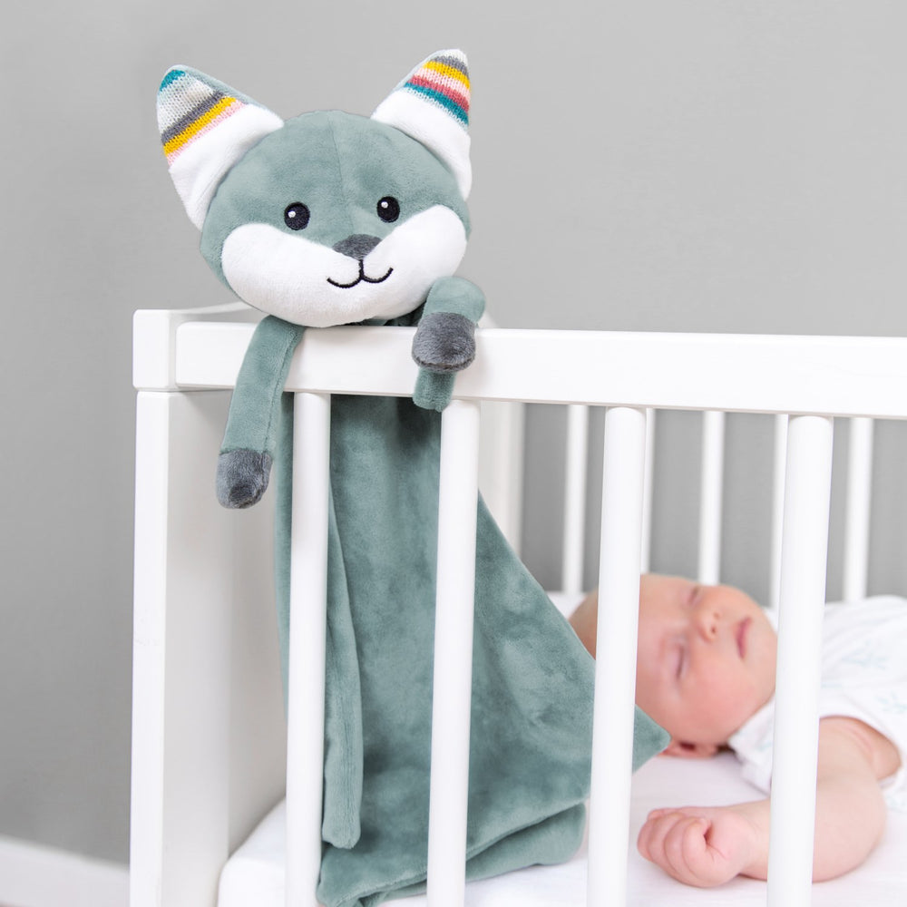 Køb Zazu Green Felix The Fox Comforter With Sound