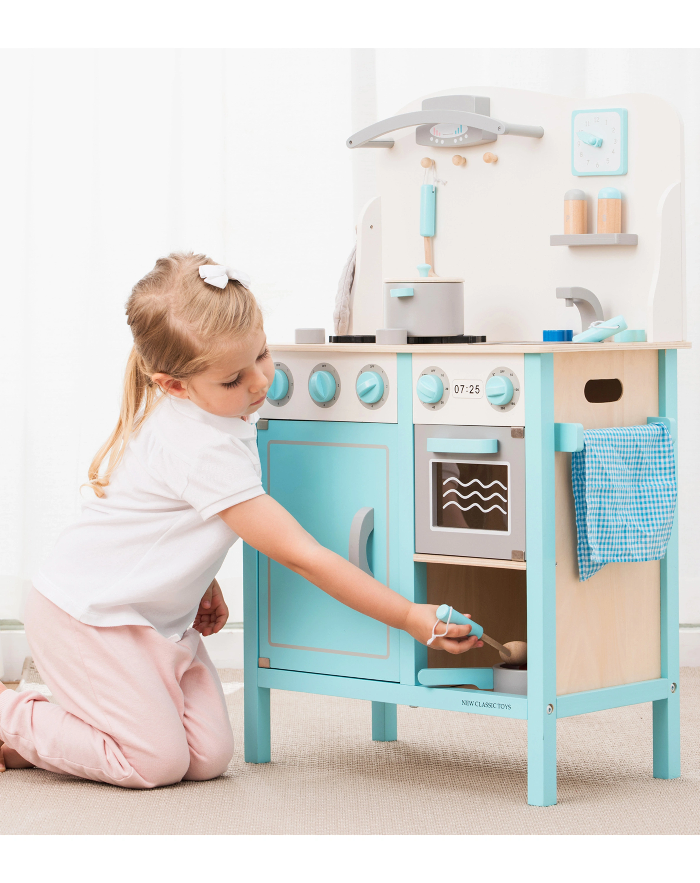 Kinder-Küche BON APPETIT DELUXE in blau/weiß
