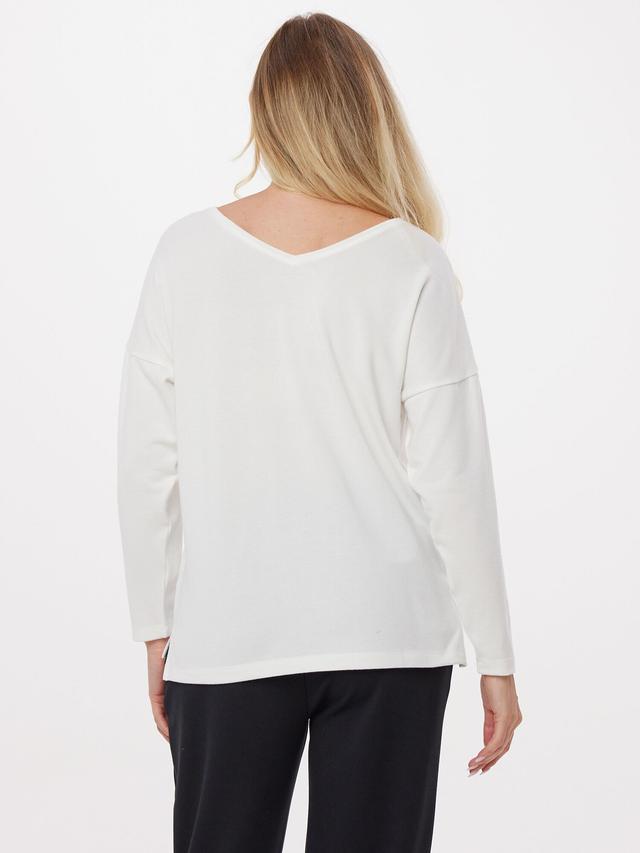 Sweatshirt mit Lochstickerei