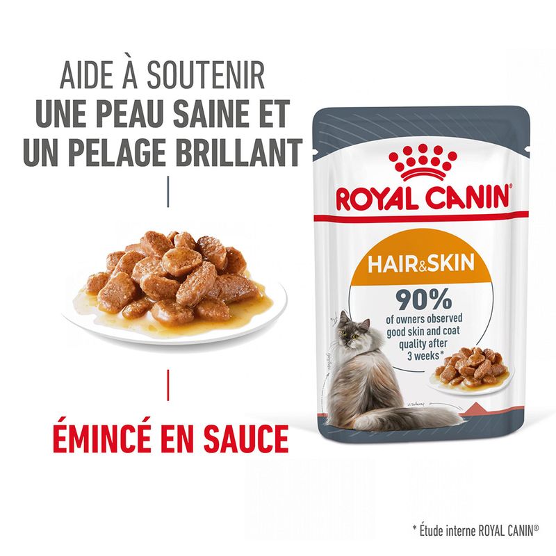 Royal Canin Hair & Skin Care en sauce