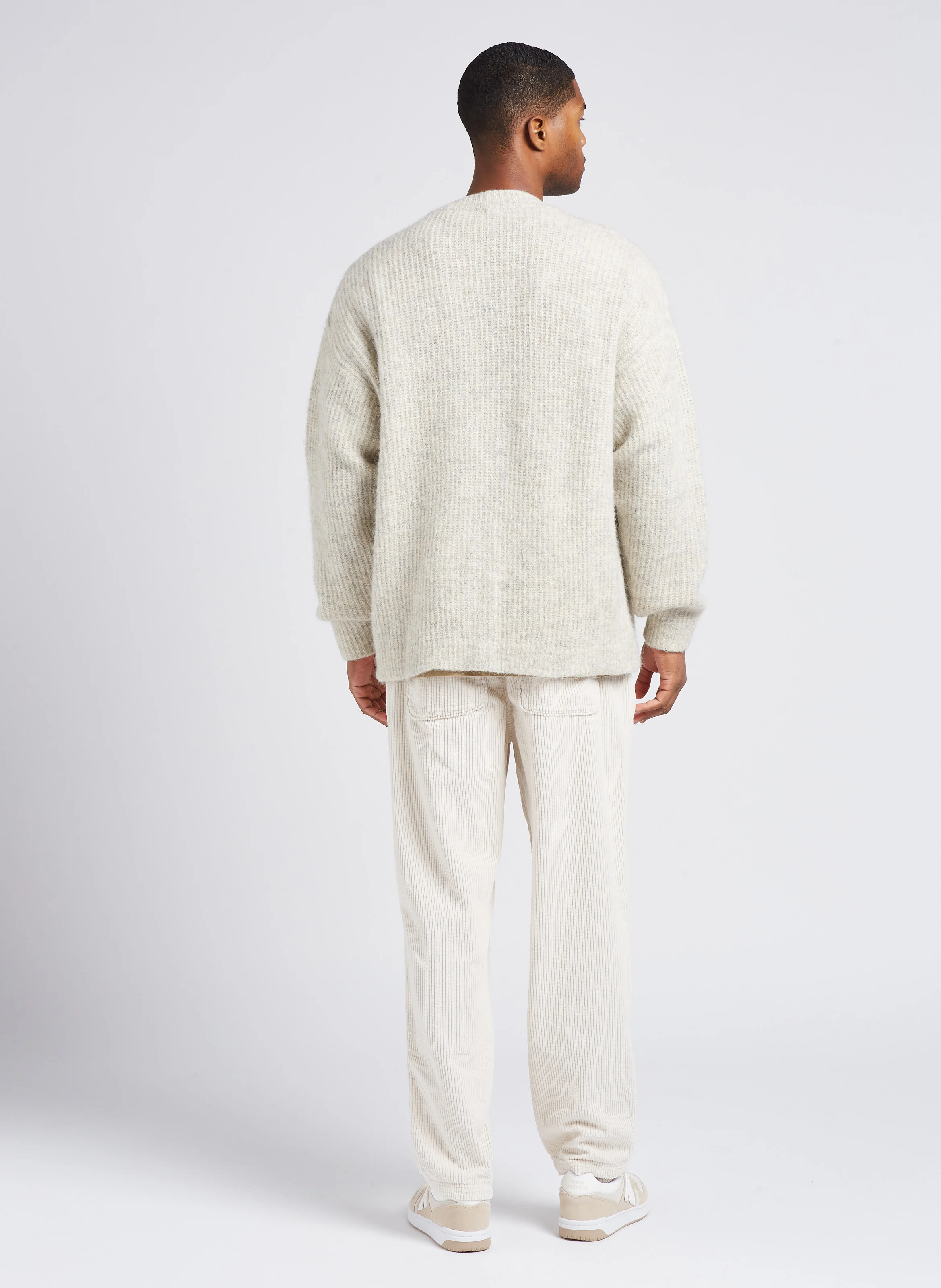 PADOW - Pantalon côtelé en coton | Beige