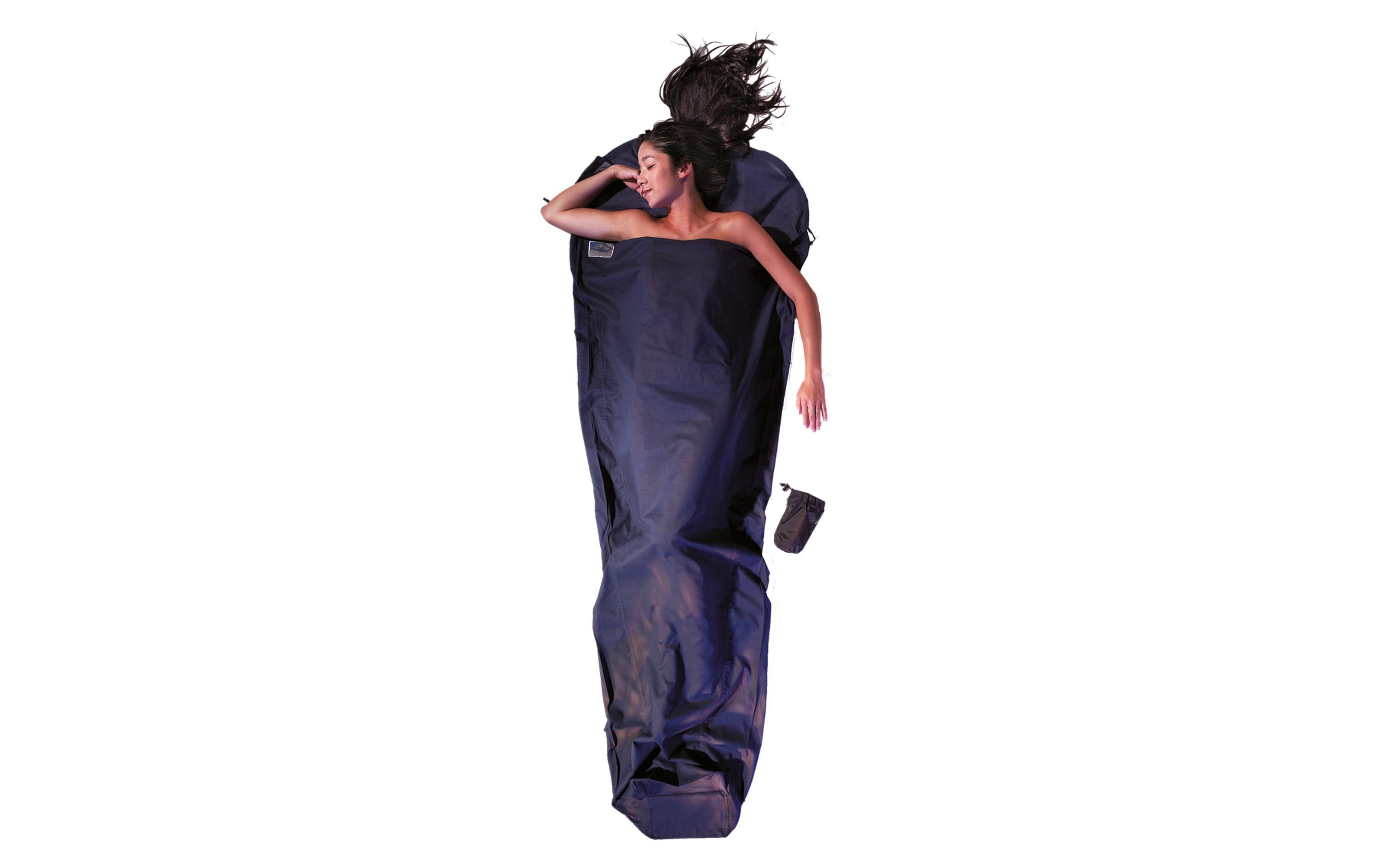 Schlafsackeinlage MummyLiner, Ägyptische Baumwolle, LilaInnenschlafsack