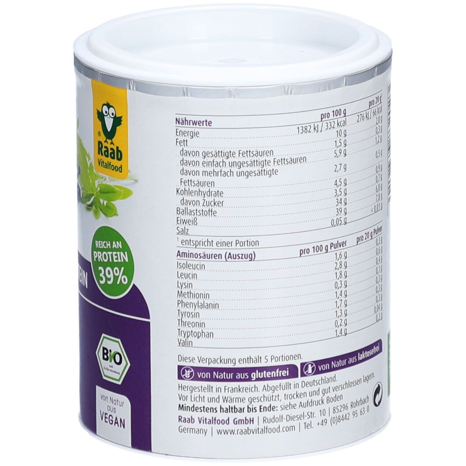 Lupinen Protein Pulver