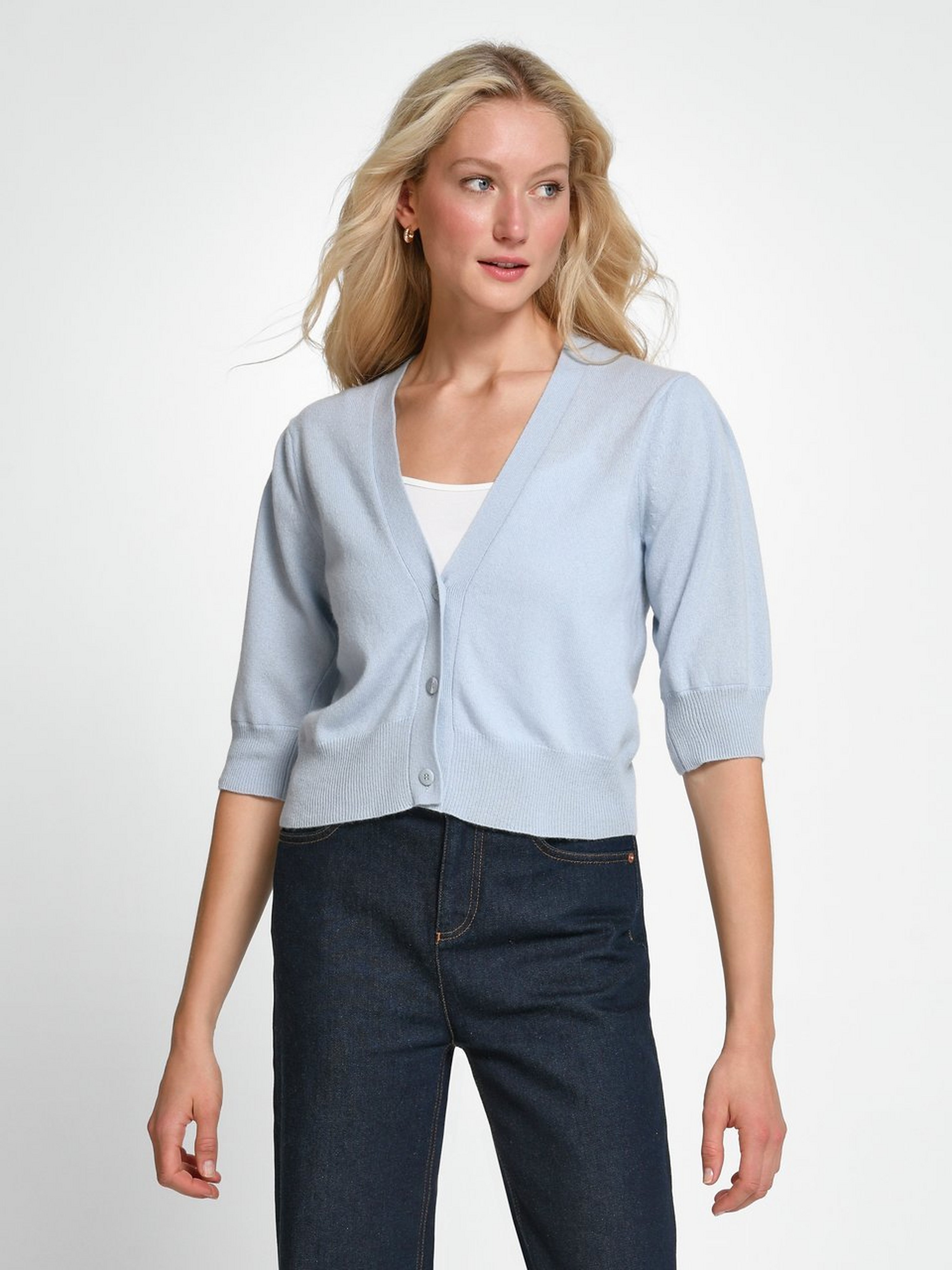 Strickjacke aus 100% Premium-Kaschmir