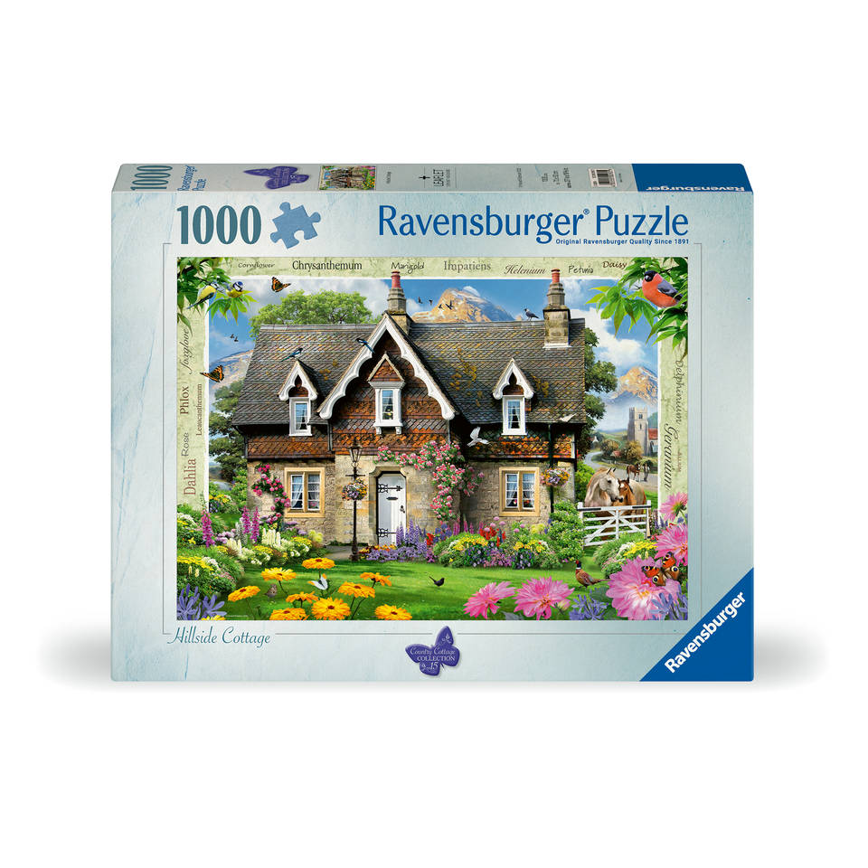 Ravensburger puzzel Hillside Cottage - 1000 stukjes