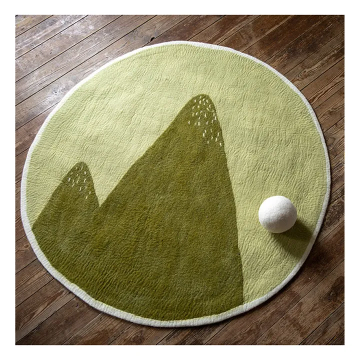 Muskhane Tapis Pasu Montagne en feutre | Beige