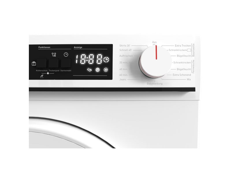 Sharp Wäschetrockner KD-NHA7S8PW3-DE Rechts Wärmepumpentrockner