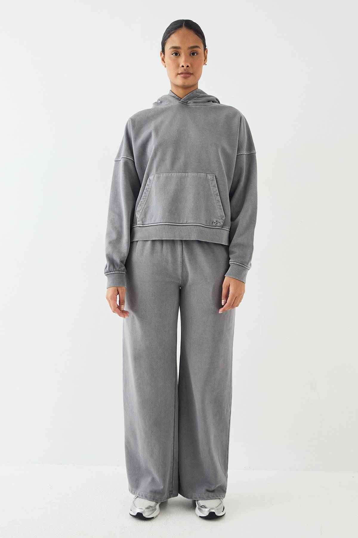 Sweat à Casynthétiqueche Surdimensionné DSGN Studio Premium Poids Lourd Délavé