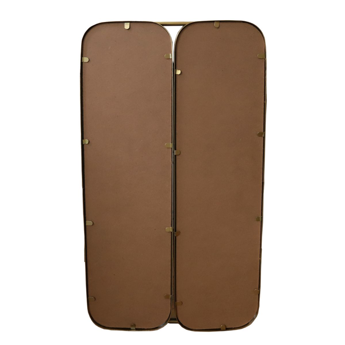 Miroir triptyque rectangulaire doré Atelier jasmin