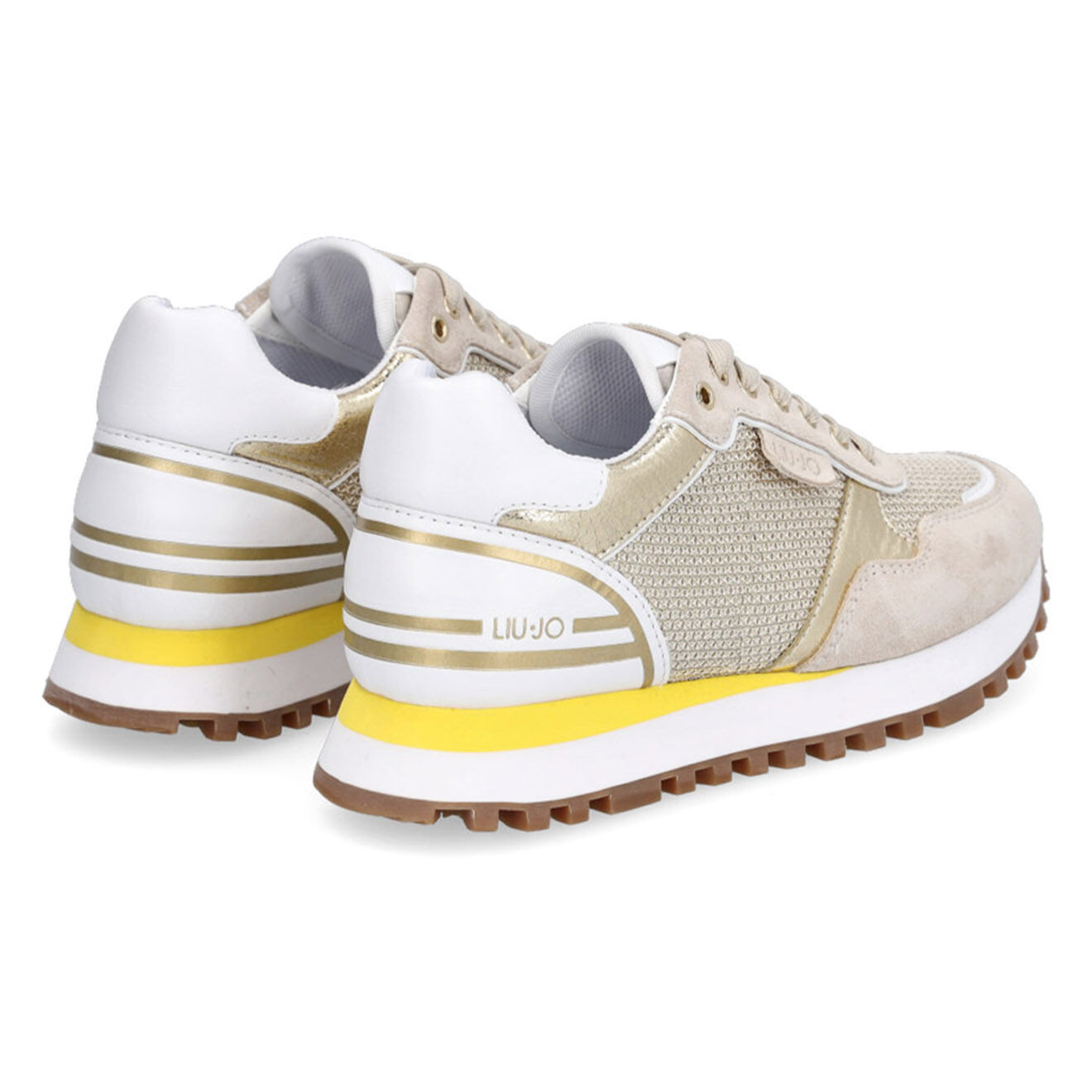 Liu-Jo Sneakers en Cuir Agathe beiges