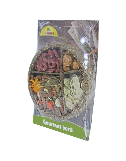 Jr Farm Gourmet Bord - Ruwvoer - Ø13 cm 100 g