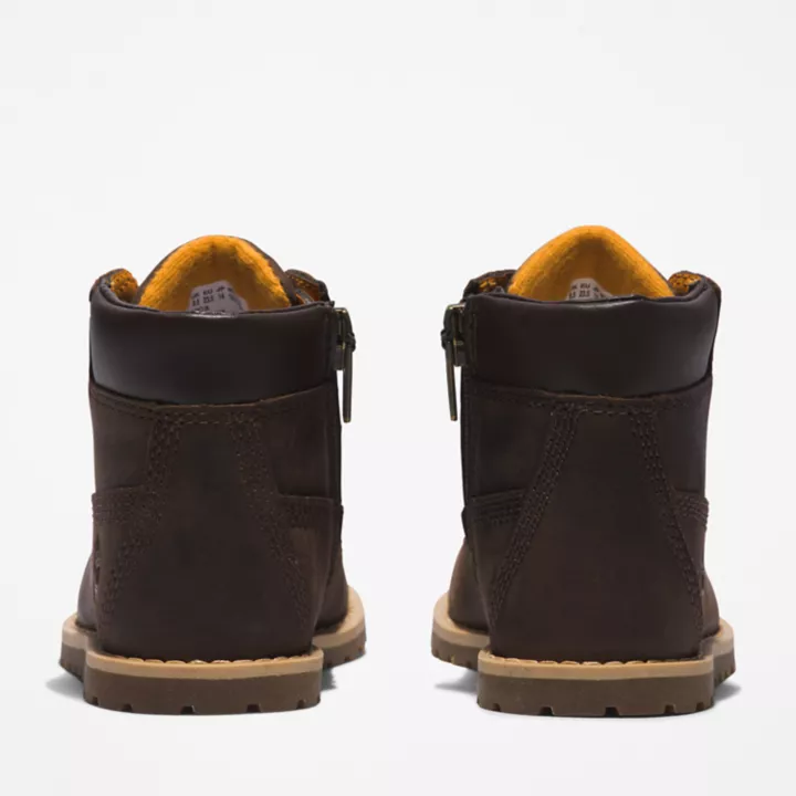 Bottines 6-Inch Pokey Pine pour tout-petit en marron foncé