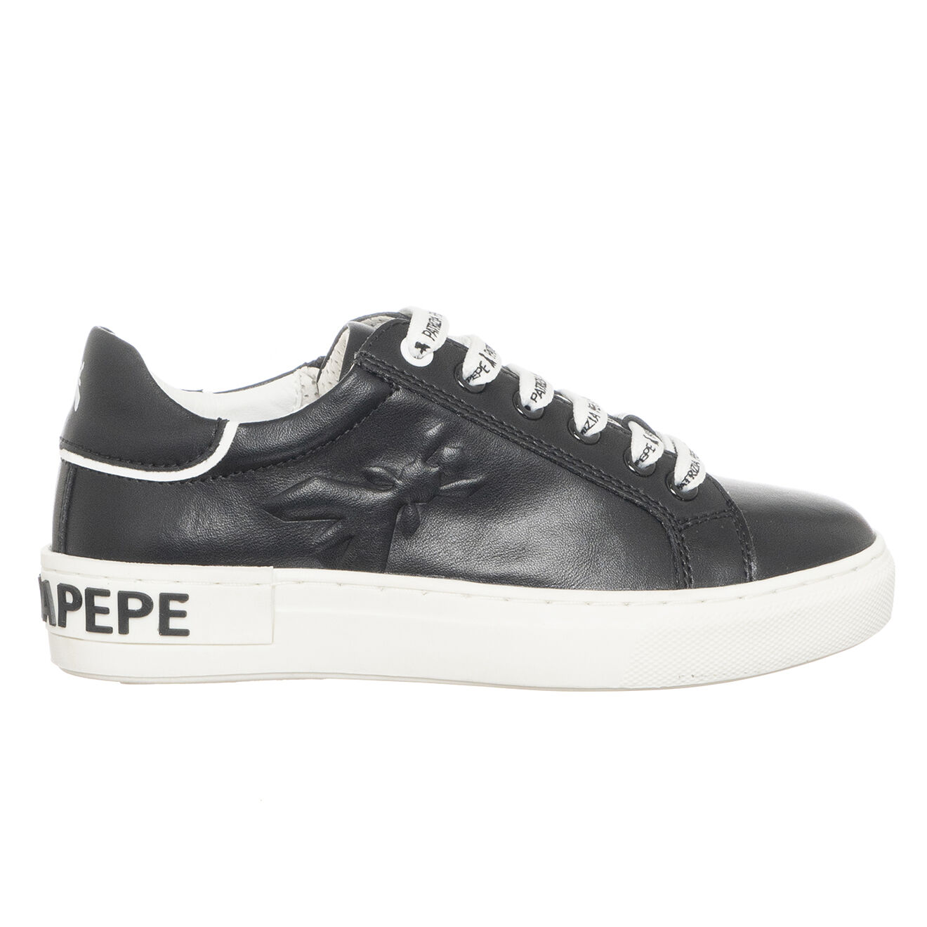 Patrizia Pepe Sneakers en Cuir Soprasa noir/blanc