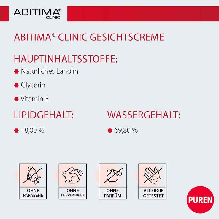 Abitima Clinic Gesichtscreme mit Dosierspender, 1000 ml