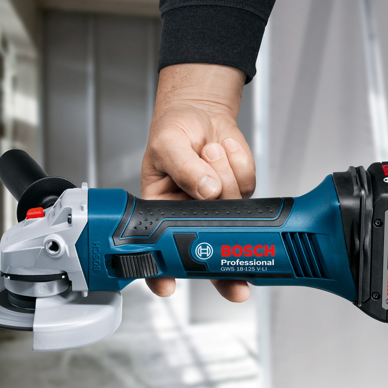 Bosch GWS 18-125V-LI accu haakse slijper (body) 18V Li-ion