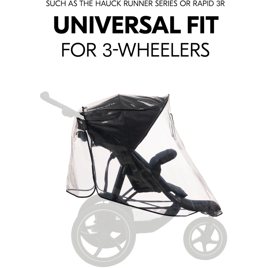 hauck Regenschutz Kinderwagen 3 Rad