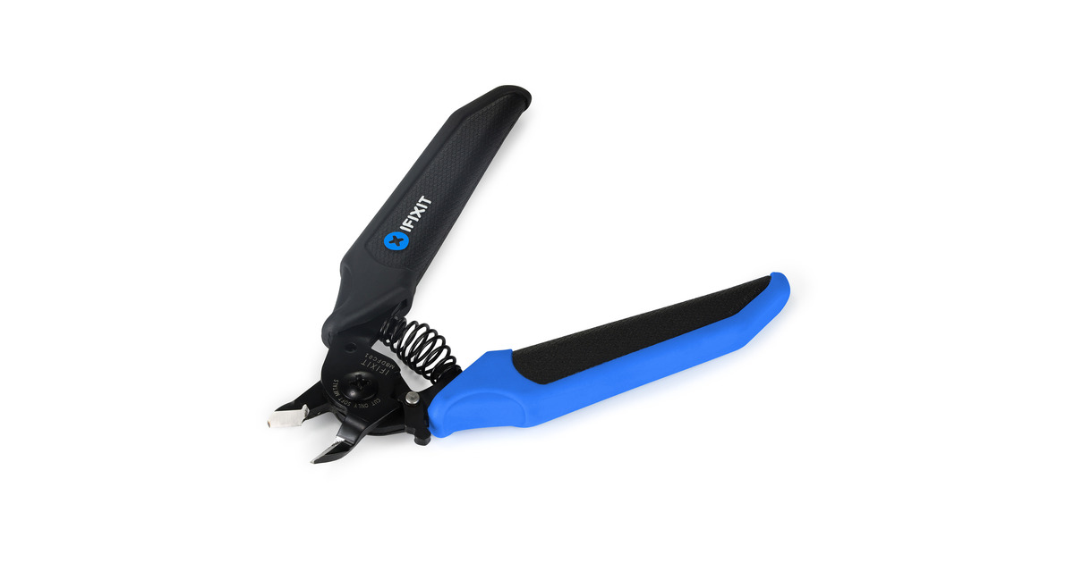 iFixitNarwhal Bundel gereedschapsset  (Zwart/blauw, 6-in-1 Driver Kit + 3x tang)