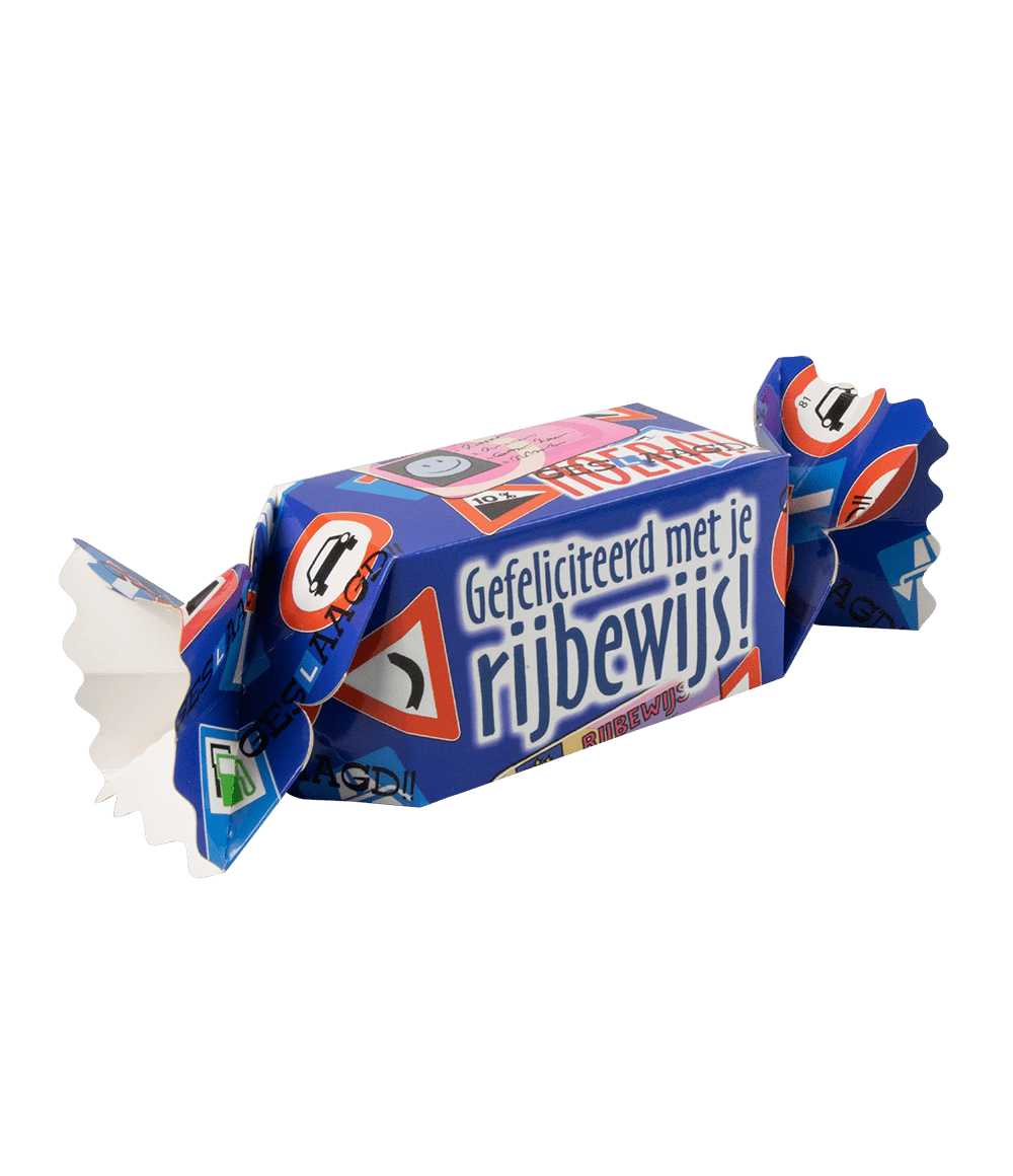 Geschenkdoosje Rijbewijs 26cm