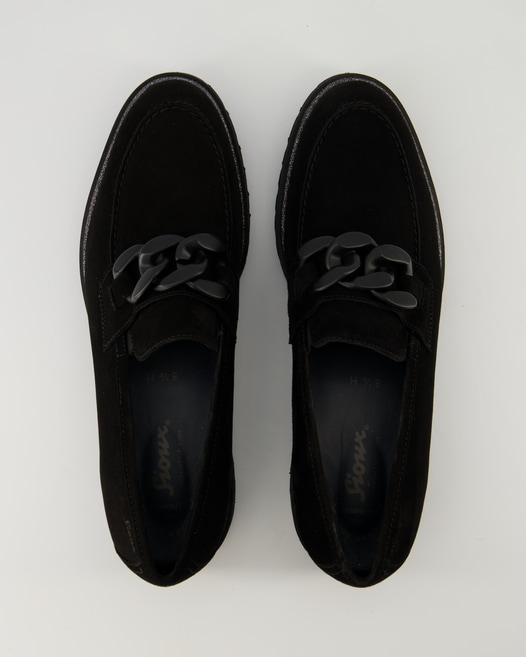 Sioux Meredith-744-H Slipper in Schwarz