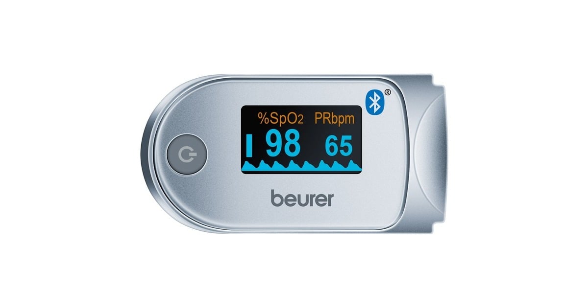 BeurerPulse-oximeter PO 60 pulsoximeter  (Zilver)