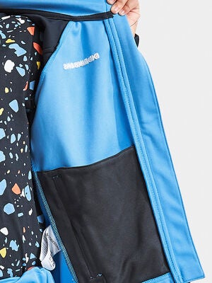 Didriksons Vinden Softshelljakke, Breeze Blue
