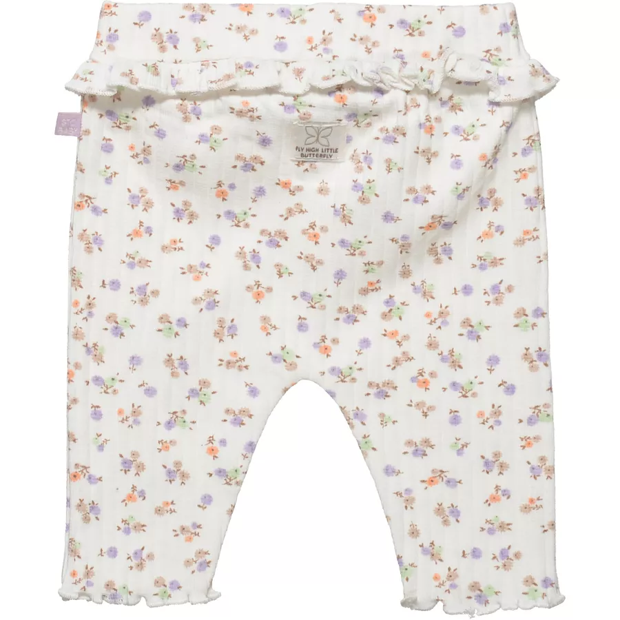 STACCATO Hose paerl white gemustert