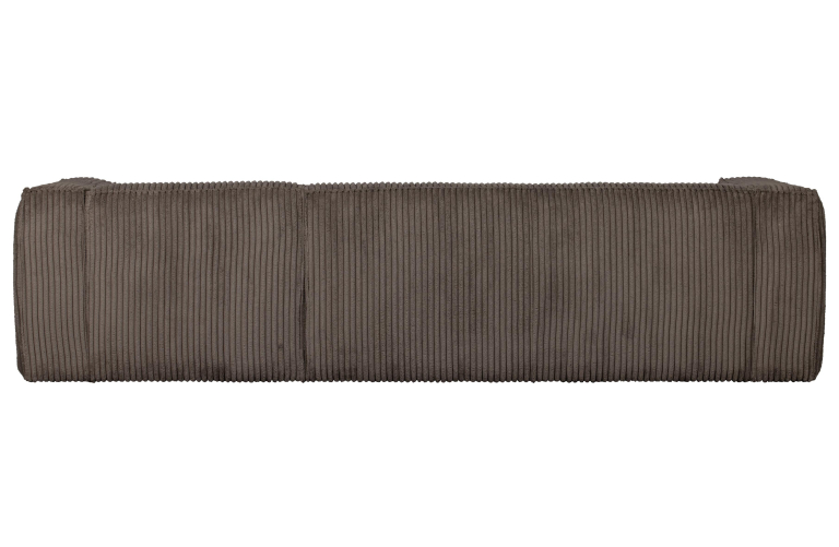 WOOOD Bean bank met chaise longue rechts rib travertin