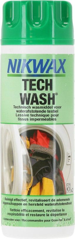 Nikwax Tech Wash, reiniging voor outdoor jassen en kleding