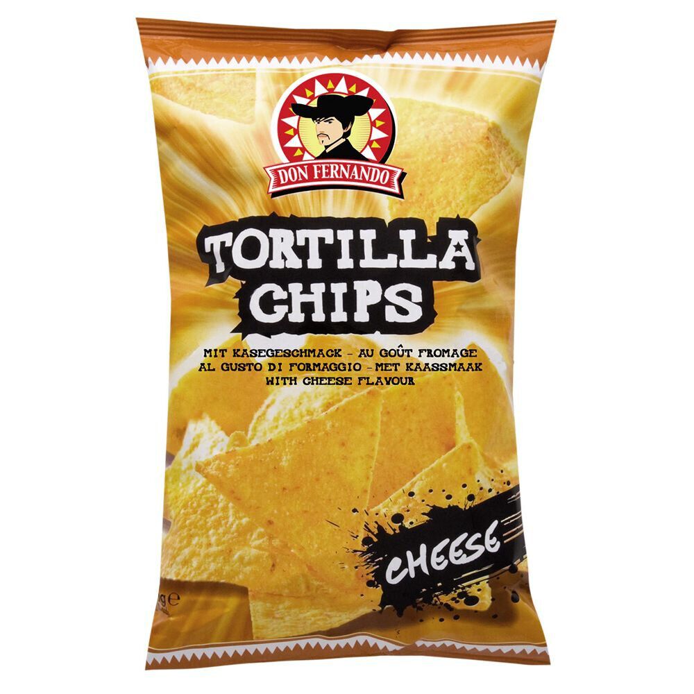 Tortillas chips au maïs goût fromage 200g