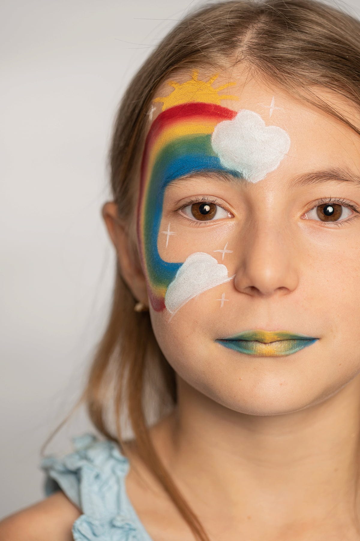 namaki  Rainbow Face Paint Pencils Set