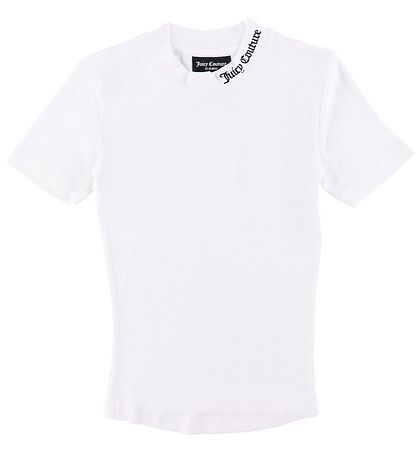 Juicy Couture T-Shirt - Rinser Rib - Weiß