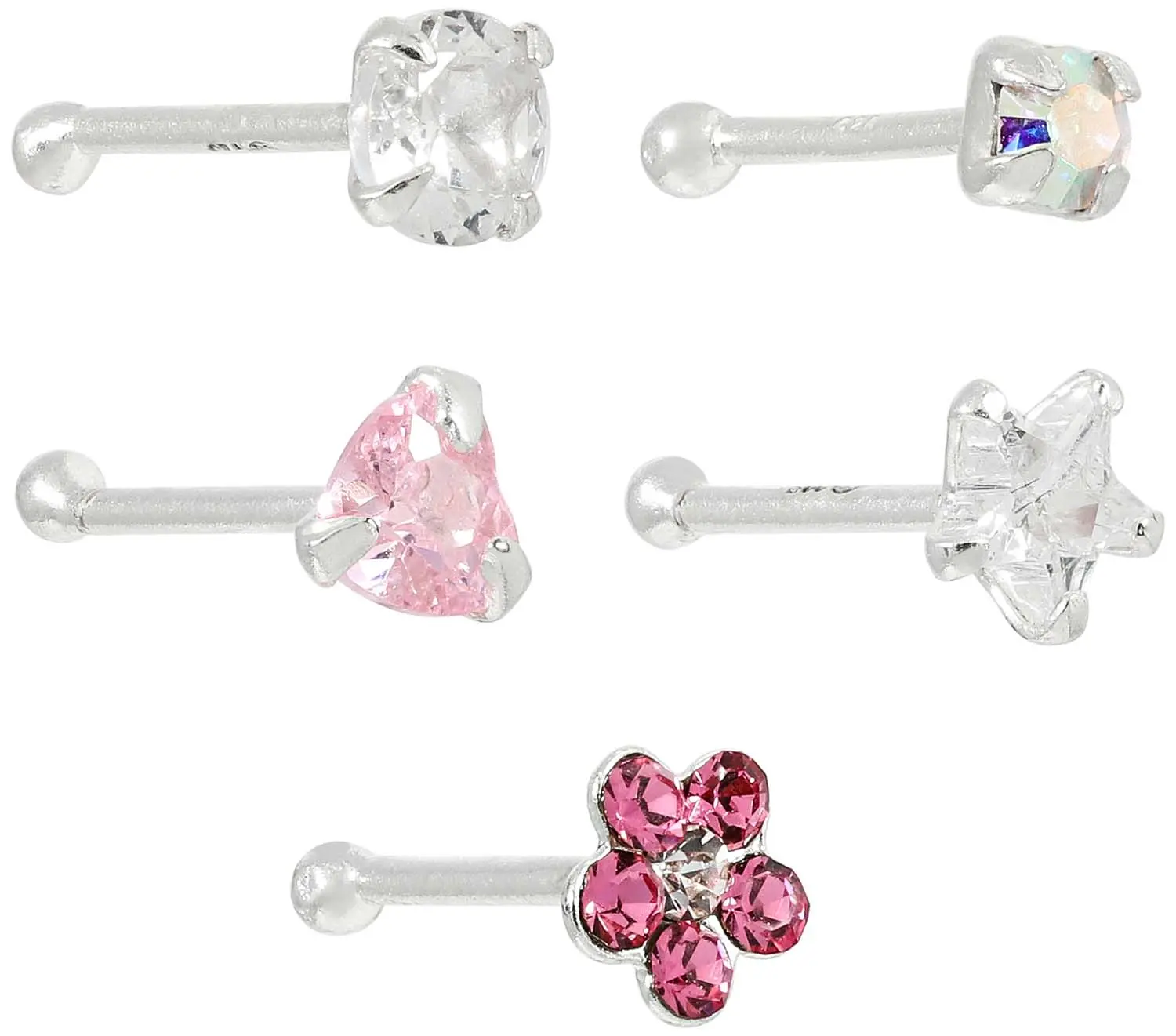 Piercing-Set - Pink Sparkle