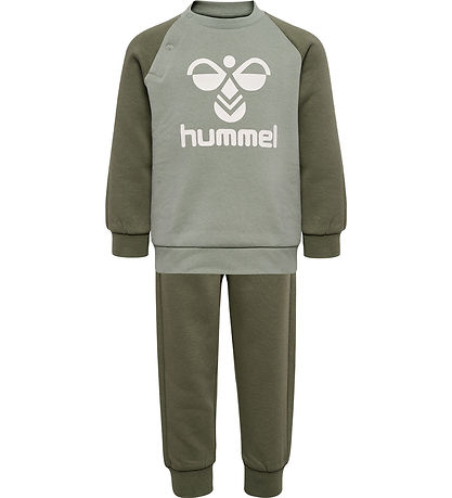 Hummel Sweats?t - HmlHumming Crewsuit - Dusty Olive